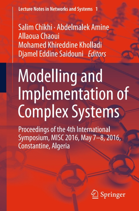 Cover image for book Modelling and Implementation of Complex Systems