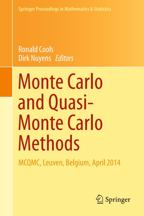 Cover image for book Monte Carlo and Quasi-Monte Carlo Methods