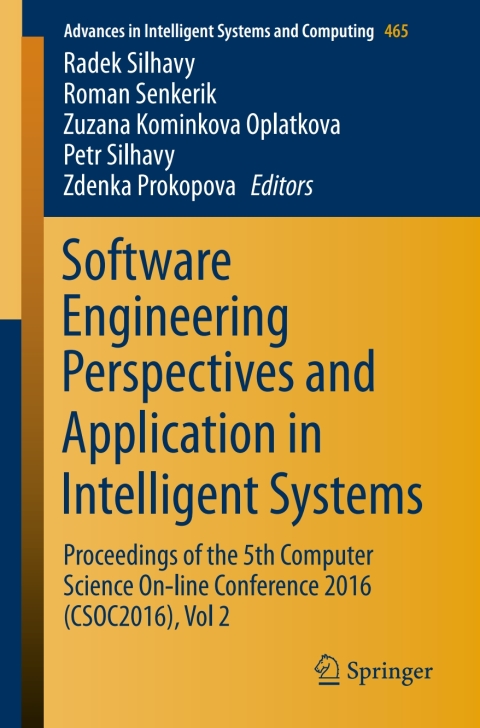 Cover image for book Software Engineering Perspectives and Application in Intelligent Systems