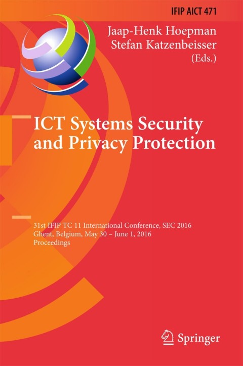 Cover image for book ICT Systems Security and Privacy Protection