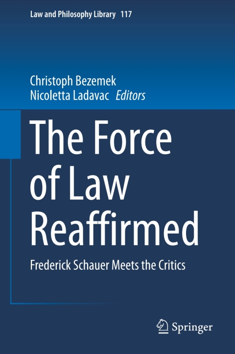 Cover image for book The Force of Law Reaffirmed