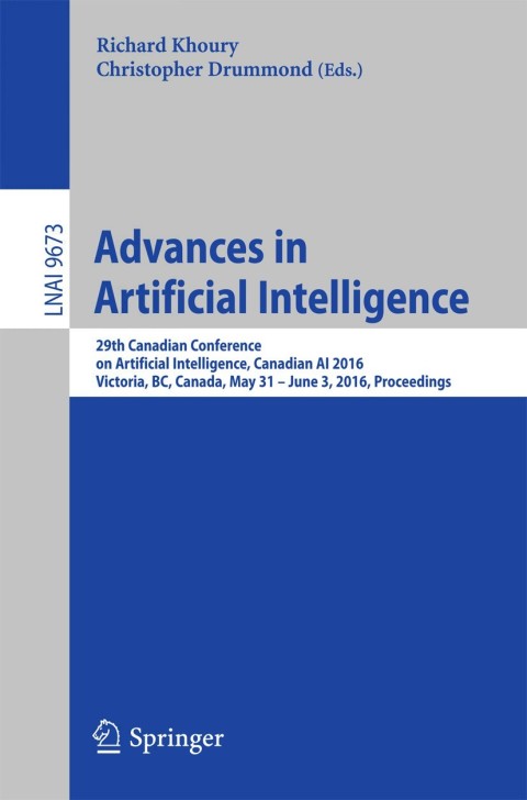 Cover image for book Advances in Artificial Intelligence