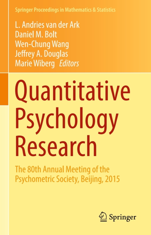 Cover image for book Quantitative Psychology Research