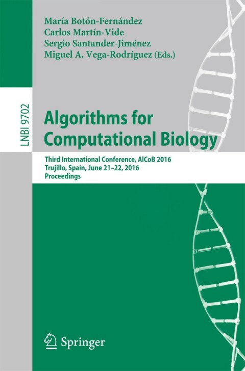 Cover image for book Algorithms for Computational Biology