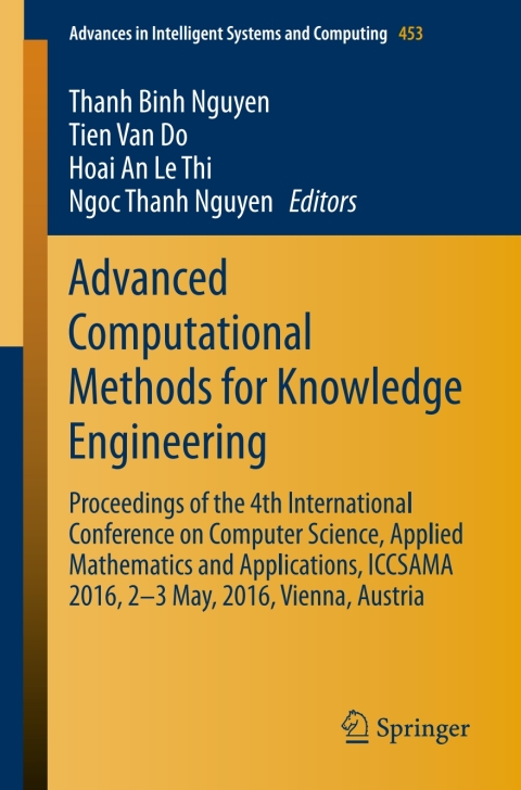 Cover image for book Advanced Computational Methods for Knowledge Engineering
