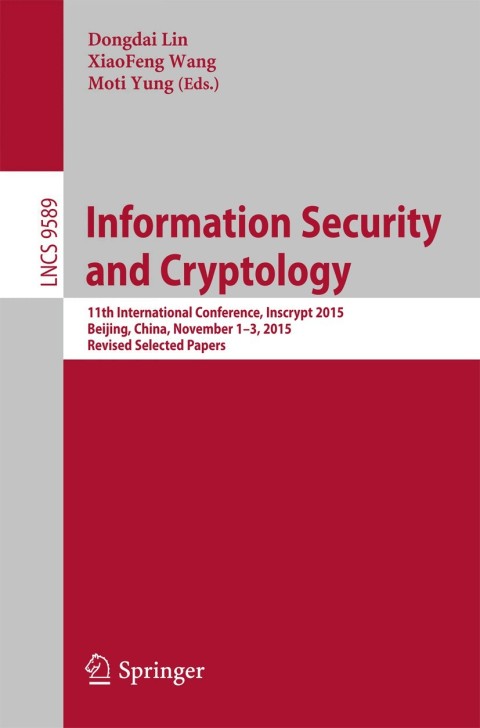 Cover image for book Information Security and Cryptology