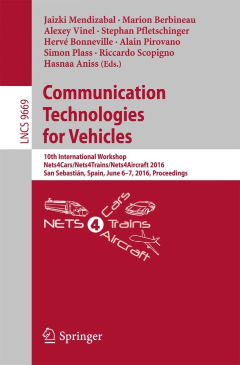 Cover image for book Communication Technologies for Vehicles