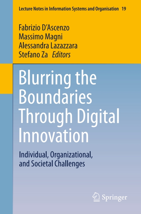 Cover image for book Blurring the Boundaries Through Digital Innovation