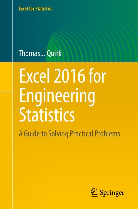 Cover image for book Excel 2016 for Engineering Statistics