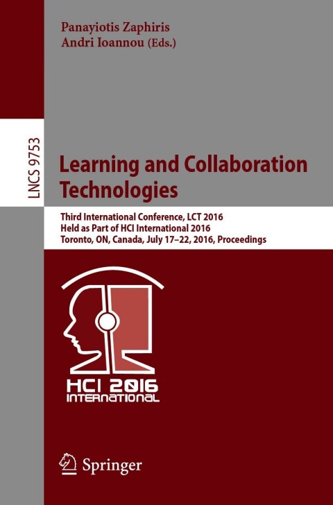 Cover image for book Learning and Collaboration Technologies