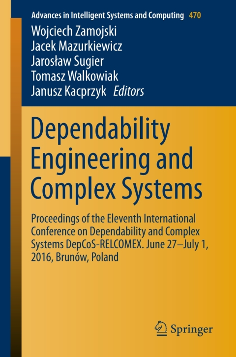 Cover image for book Dependability Engineering and Complex Systems