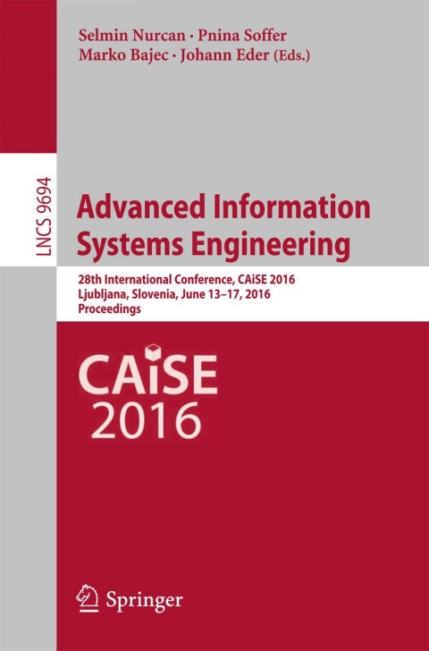 Cover image for book Advanced Information Systems Engineering