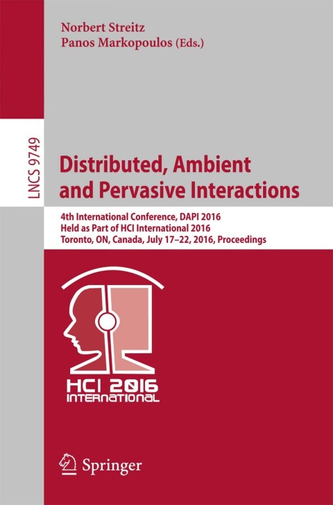 Cover image for book Distributed, Ambient and Pervasive Interactions