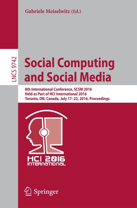 Cover image for book Social Computing and Social Media