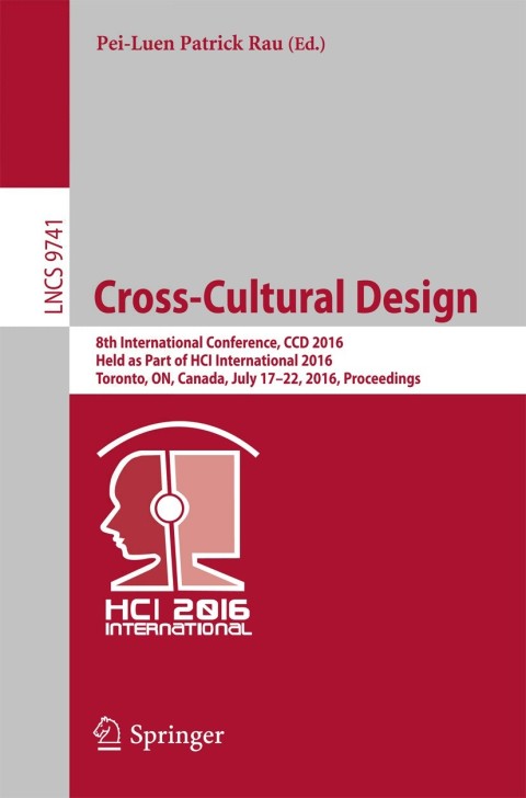 Cover image for book Cross-Cultural Design