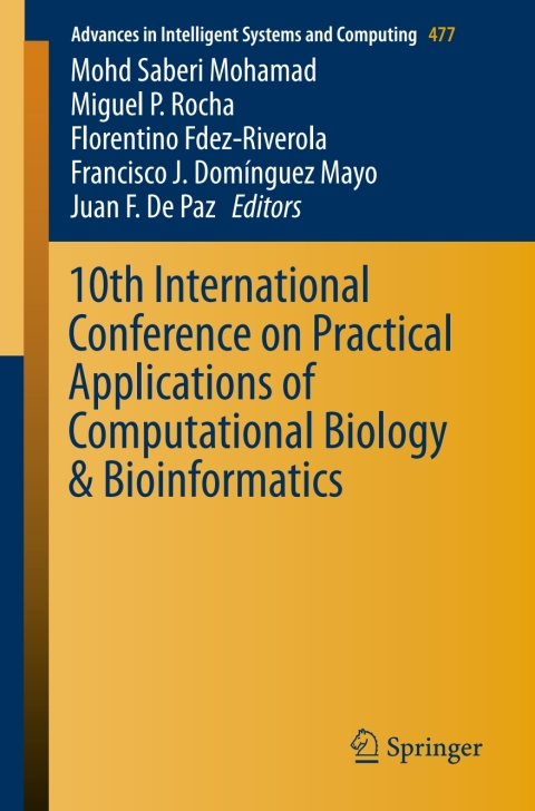 Cover image for book 10th International Conference on Practical Applications of Computational Biology & Bioinformatics