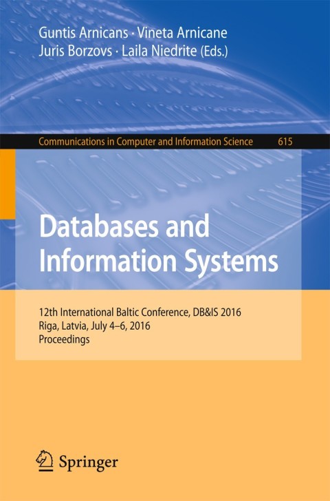 Cover image for book Databases and Information Systems