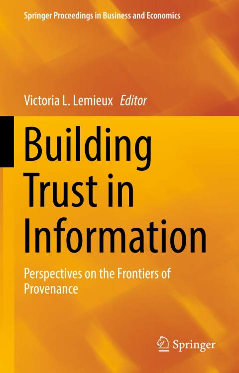 Cover image for book Building Trust in Information