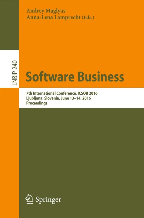 Cover image for book Software Business