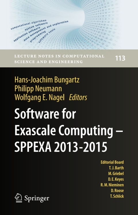 Cover image for book Software for Exascale Computing - SPPEXA 2013-2015