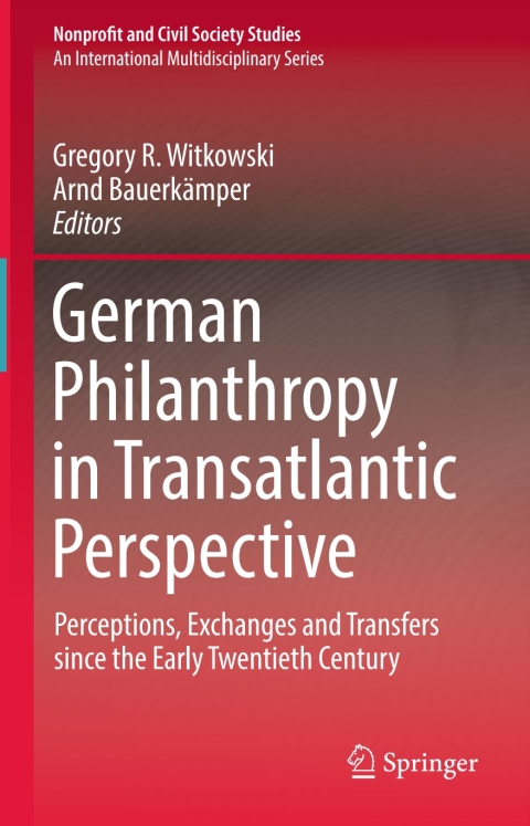 Cover image for book German Philanthropy in Transatlantic Perspective