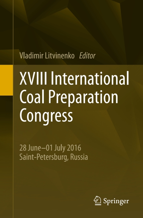 Cover image for book XVIII International Coal Preparation Congress