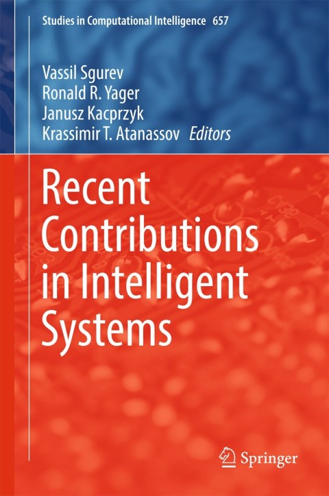 Cover image for book Recent Contributions in Intelligent Systems