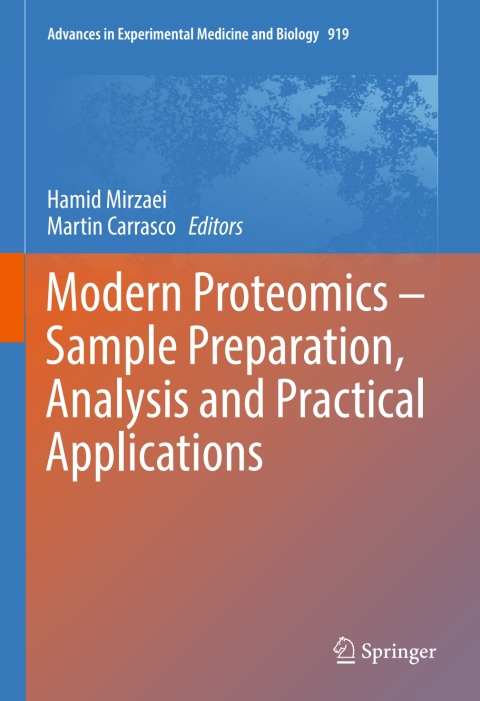 Cover image for book Modern Proteomics – Sample Preparation, Analysis and Practical Applications