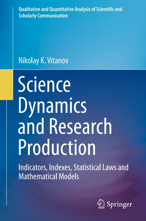 Cover image for book Science Dynamics and Research Production