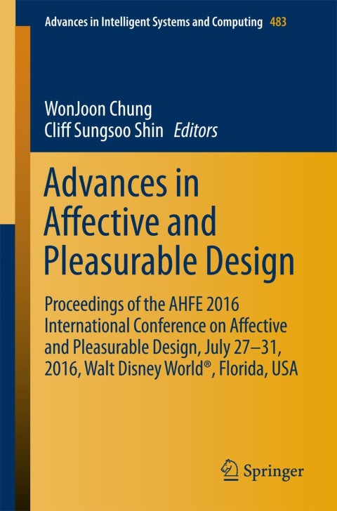 Cover image for book Advances in Affective and Pleasurable Design