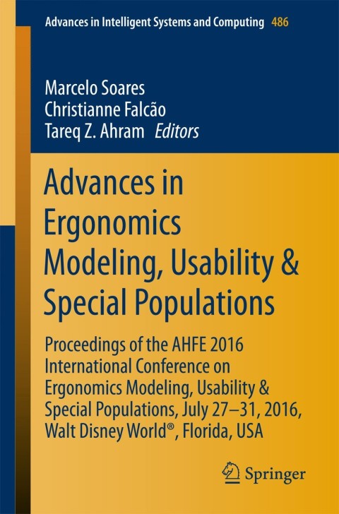 Cover image for book Advances in Ergonomics Modeling, Usability & Special Populations
