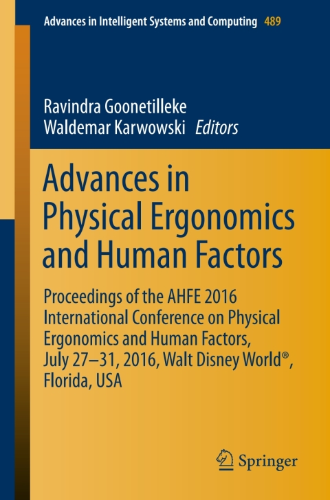Cover image for book Advances in Physical Ergonomics and Human Factors