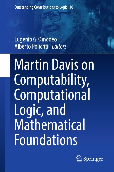 Cover image for book Martin Davis on Computability, Computational Logic, and Mathematical Foundations