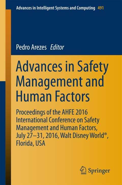 Cover image for book Advances in Safety Management and Human Factors