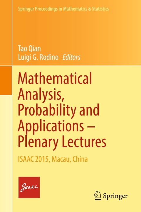 Cover image for book Mathematical Analysis, Probability and Applications – Plenary Lectures
