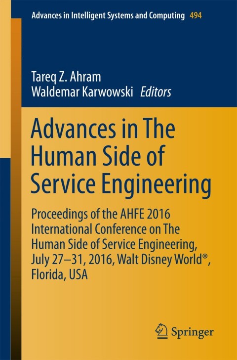 Cover image for book Advances in The Human Side of Service Engineering