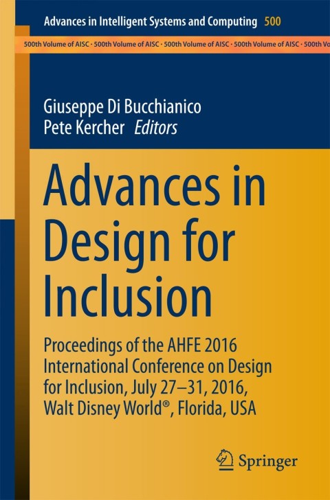 Cover image for book Advances in Design for Inclusion