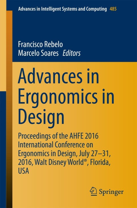 Cover image for book Advances in Ergonomics in Design