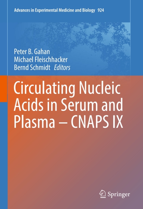 Cover image for book Circulating Nucleic Acids in Serum and Plasma – CNAPS IX