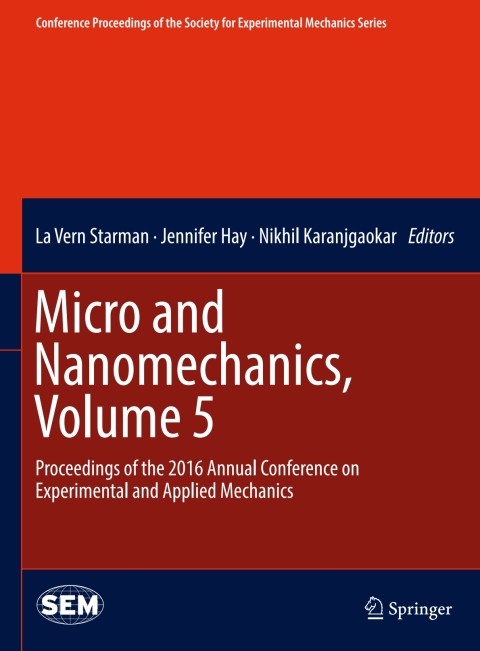 Cover image for book Micro and Nanomechanics, Volume 5