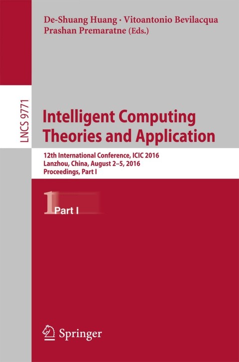 Cover image for book Intelligent Computing Theories and Application