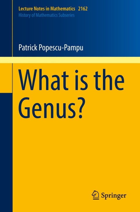 Cover image for book What is the Genus?