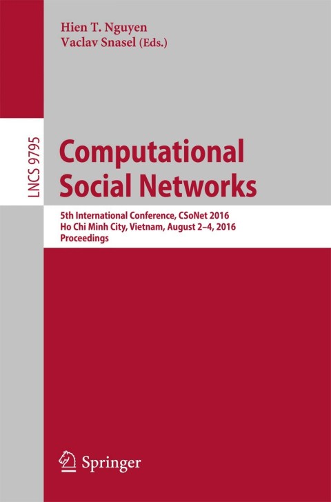 Cover image for book Computational Social Networks