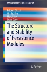 Cover image: The Structure and Stability of Persistence Modules 9783319425436
