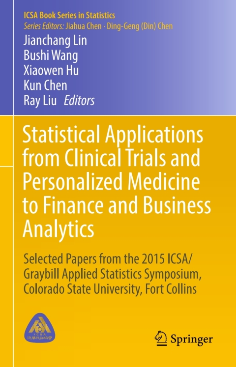 Cover image for book Statistical Applications from Clinical Trials and Personalized Medicine to Finance and Business Analytics