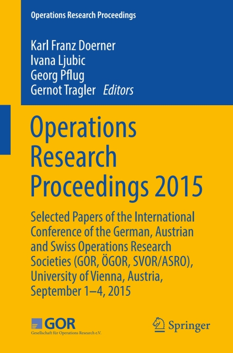 Cover image for book Operations Research Proceedings 2015
