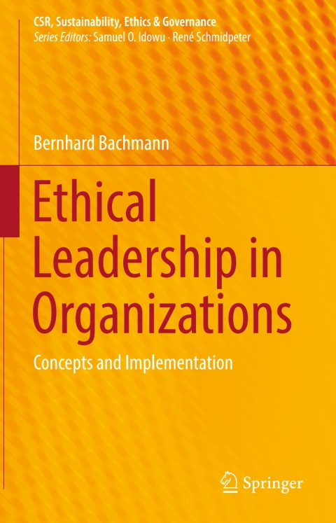 Cover image for book Ethical Leadership in Organizations