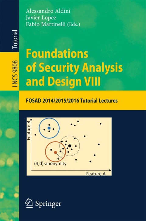 Cover image for book Foundations of Security Analysis and Design VIII
