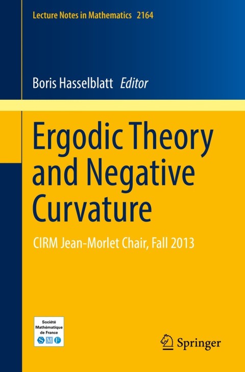 Cover image for book Ergodic Theory and Negative Curvature