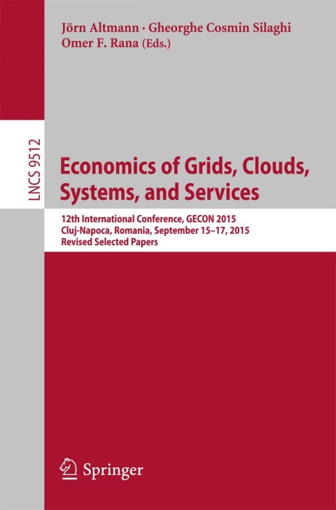Cover image for book Economics of Grids, Clouds, Systems, and Services